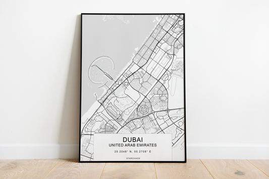 Dubai City Map