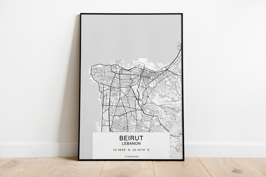 Beirut City Map